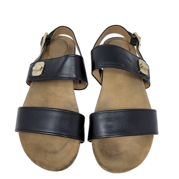 Giani Bernini Faux Leather Open Toe Slip-on Ramonaa Slingback Slide Sandal 7.5 M - Picture 2 of 7